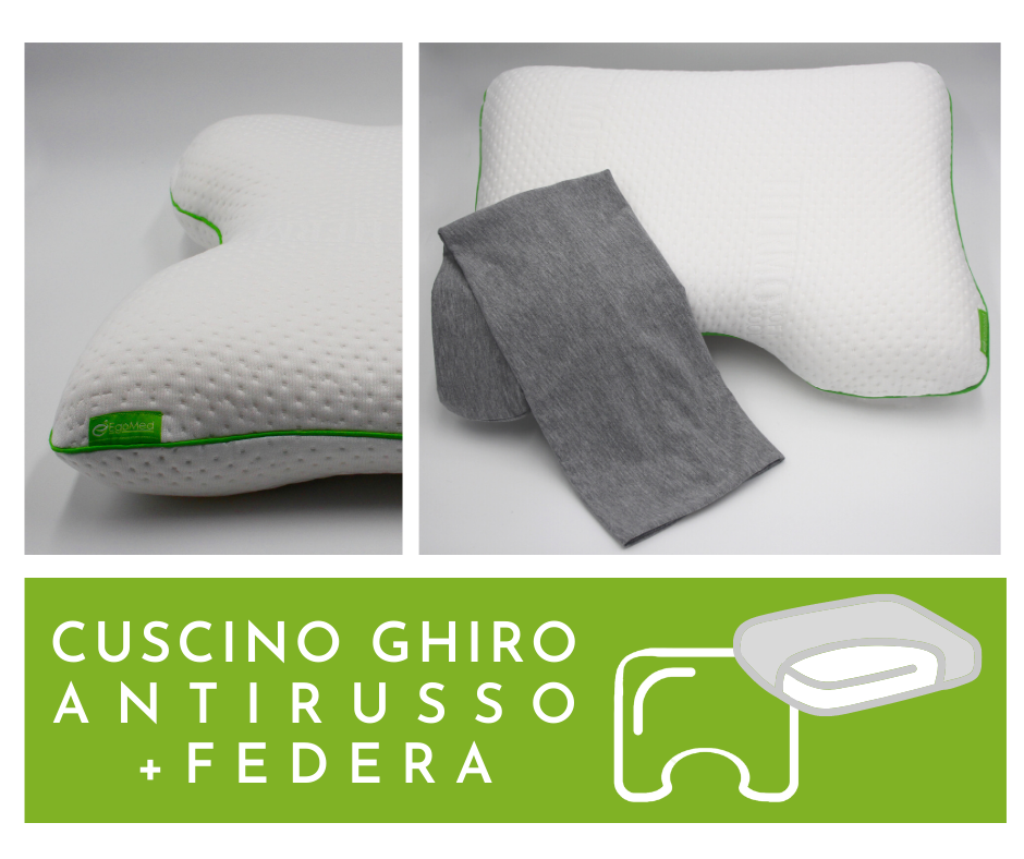 CUSCINO GHIRO ANTIRUSSO + FEDERA