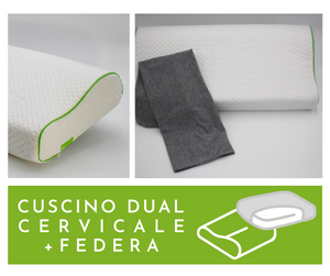 CUSCINO DUAL CERVICALE + FEDERA