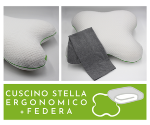 CUSCINO STELLA ERGONOMICO + FEDERA
