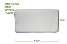 Carica l&#39;immagine nel visualizzatore di Gallery, CUSCINO DUAL CERVICALE + FEDERA

